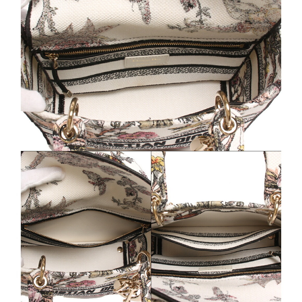 Christian Dior shoulder bag Lady Lite Jardin Botanique - Picture 3 of 6